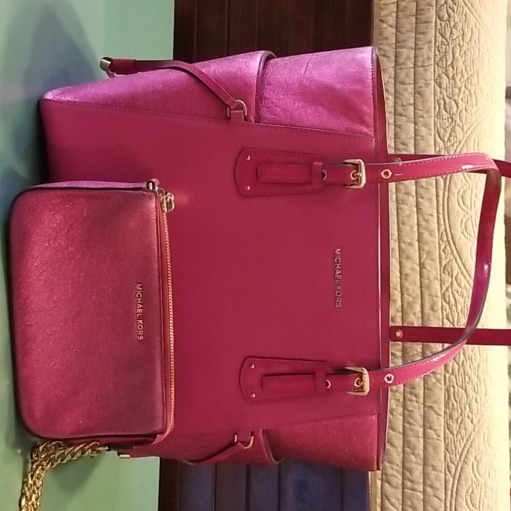 Michael Kors purse and wallet